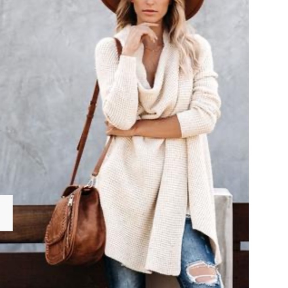 🎉HP 05/06🎉 Pocketed Thermal Oatmeal Cardigan- S